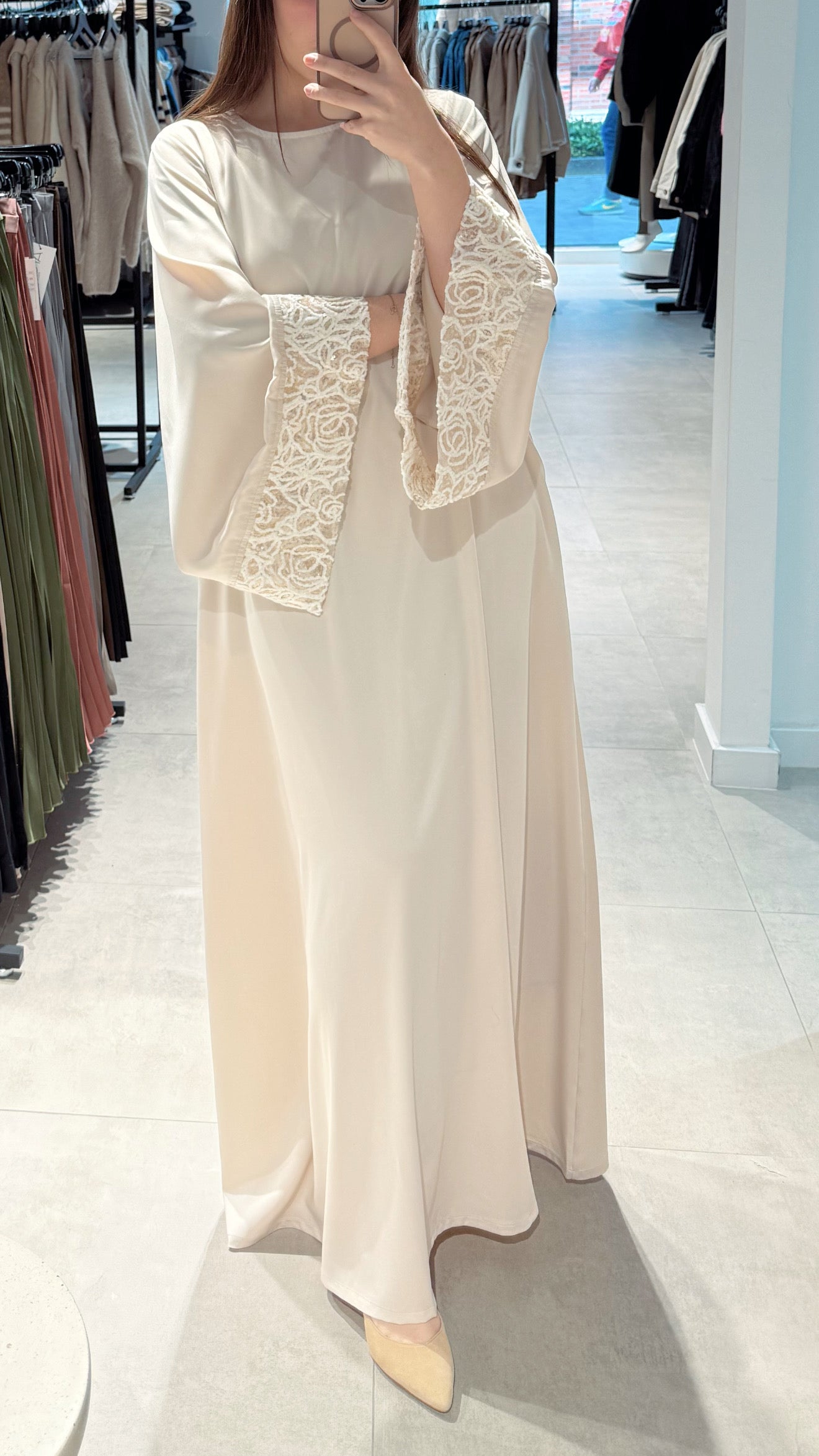 Abaya oversized mouw