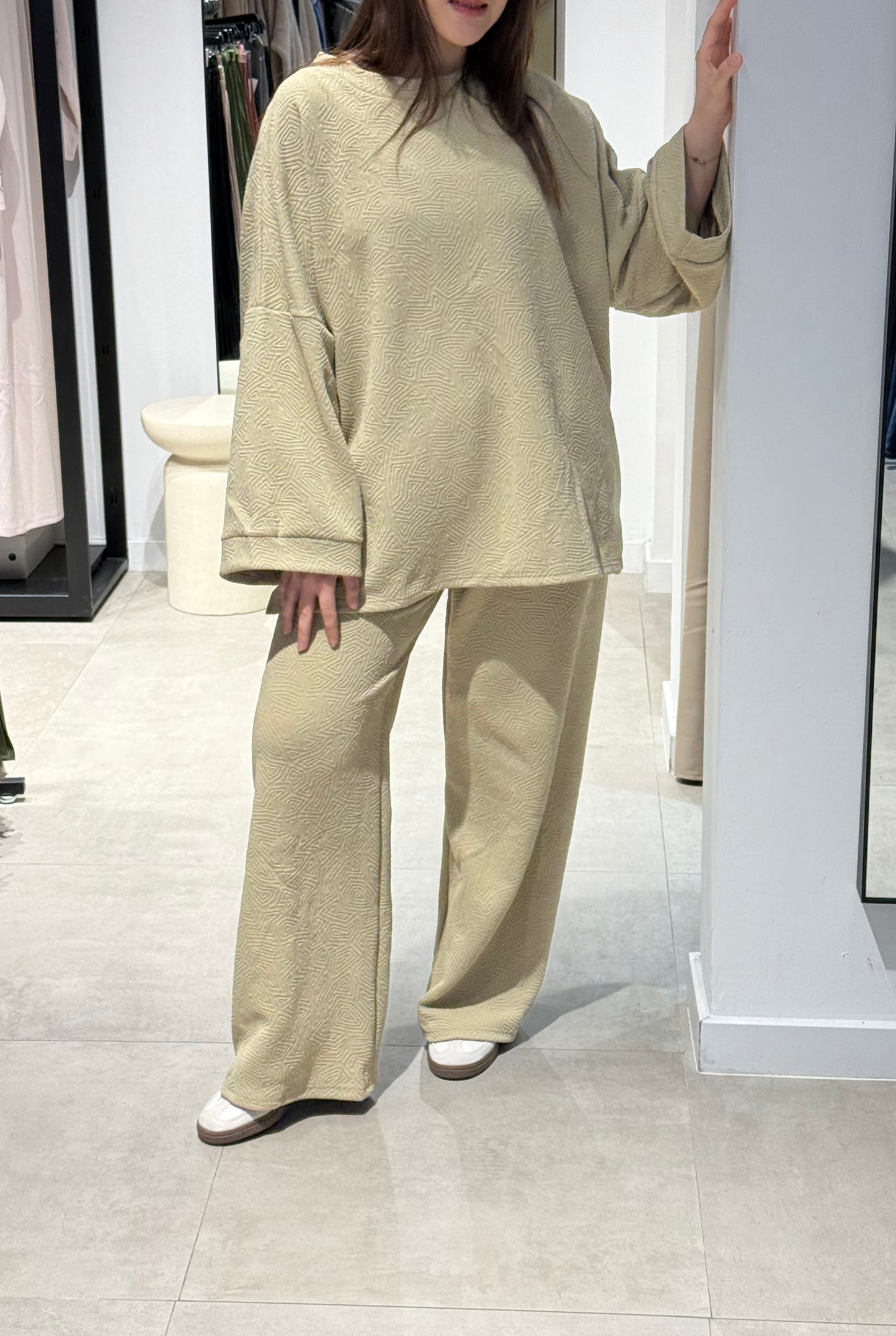 Twinset patroon beige