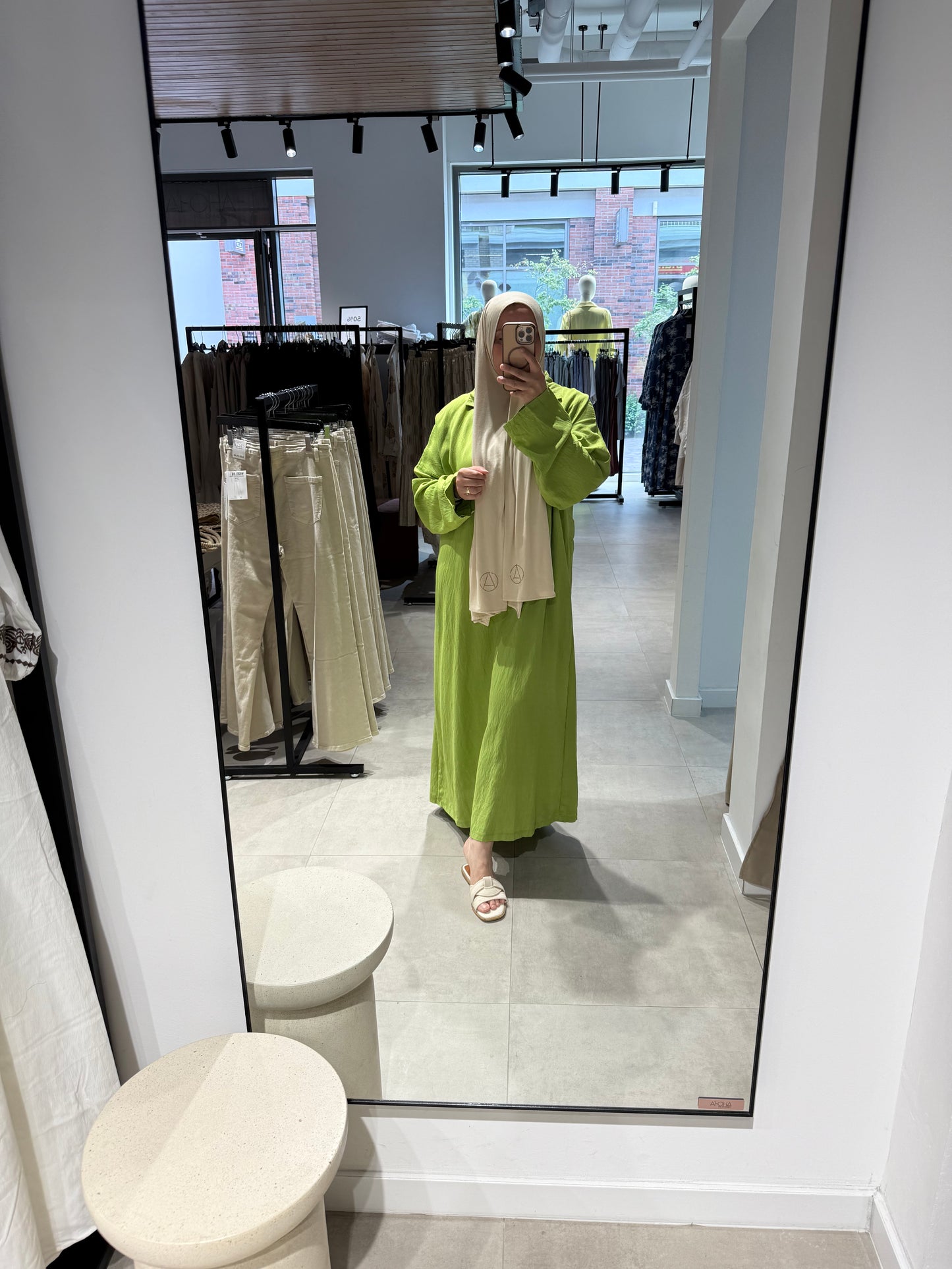 Luchtige maxi abaya dress