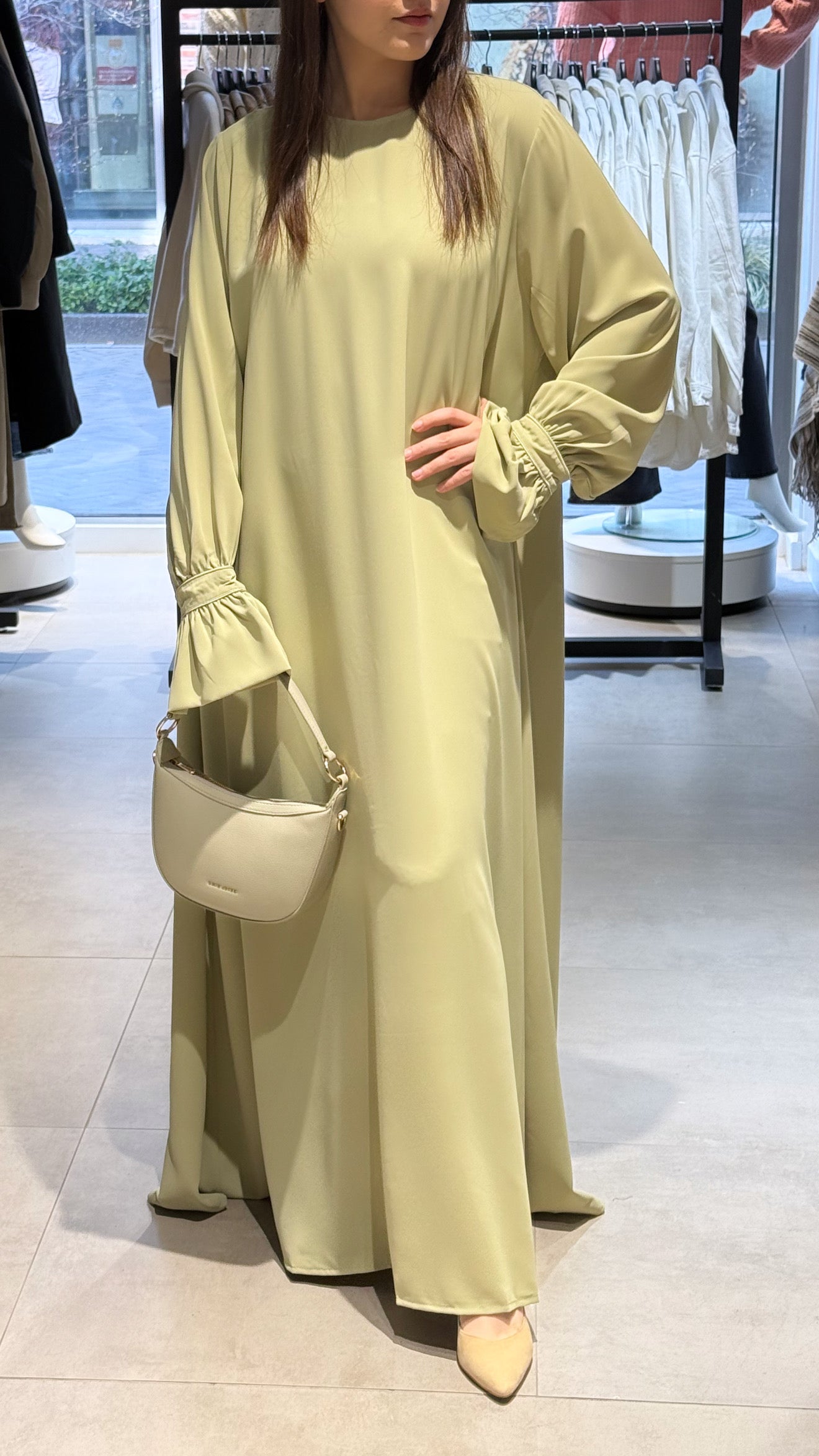 Abaya pofmouw green