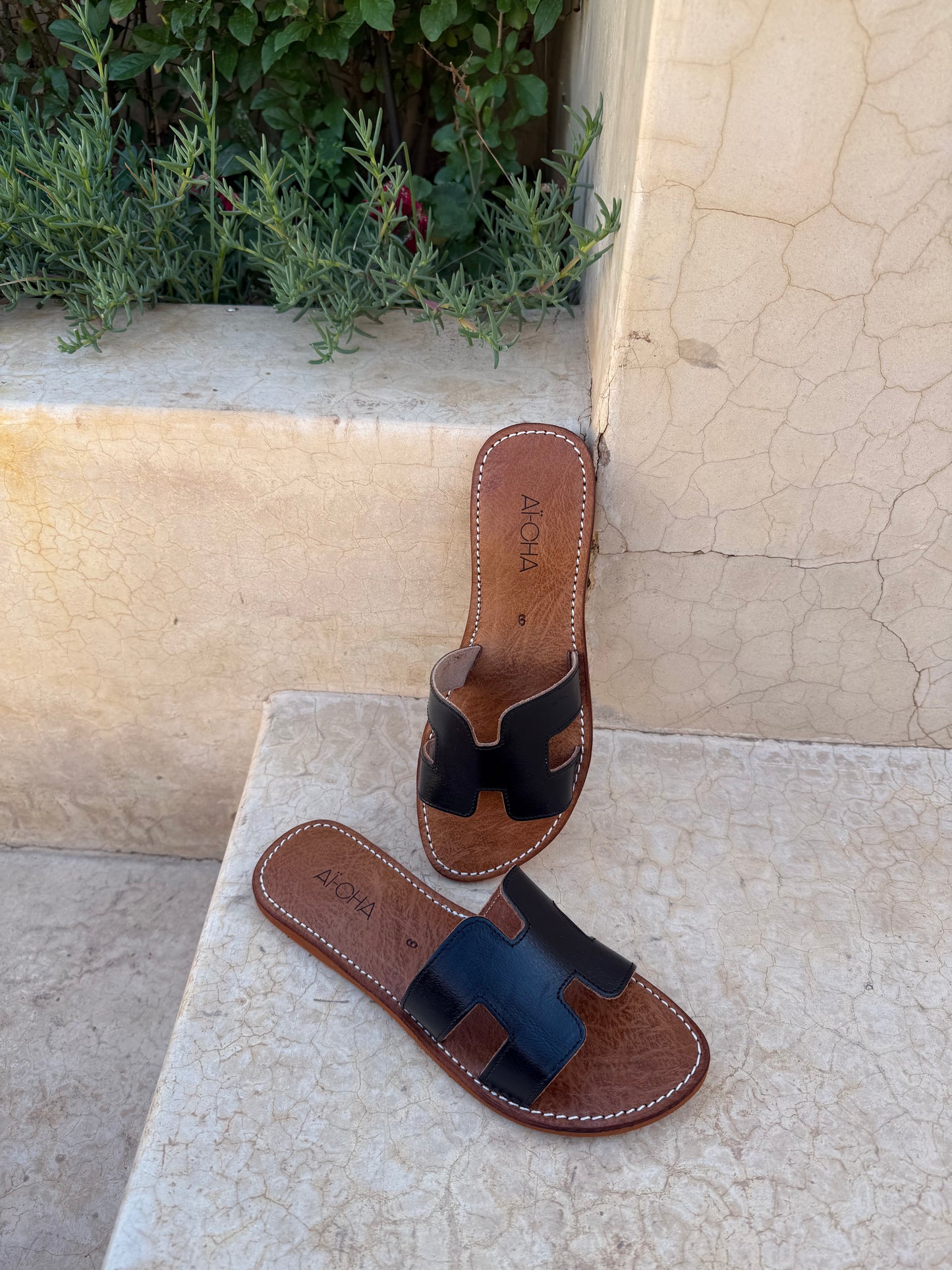 Handmade leather sandals