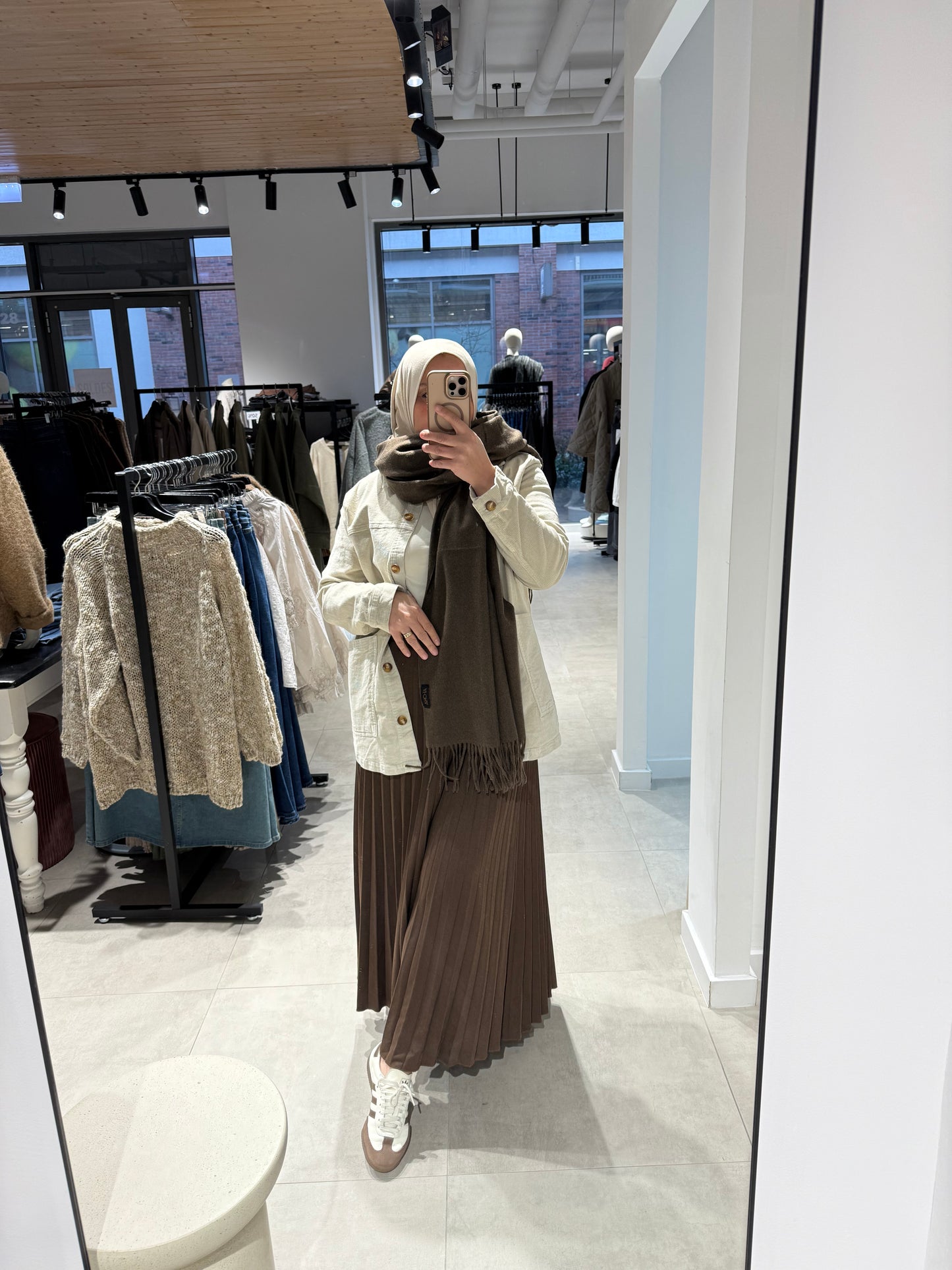 Corduroy jacket beige