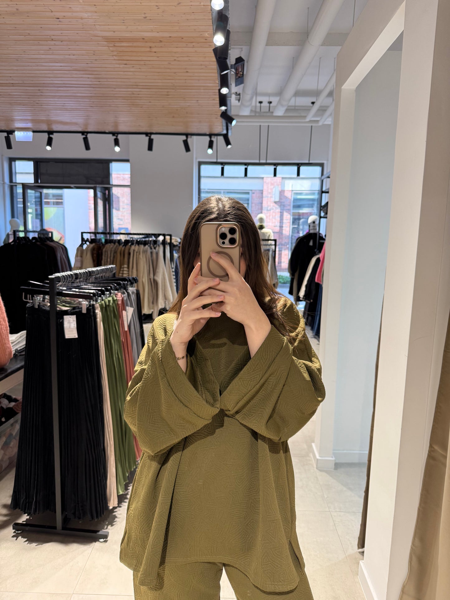 Twinset patroon army green