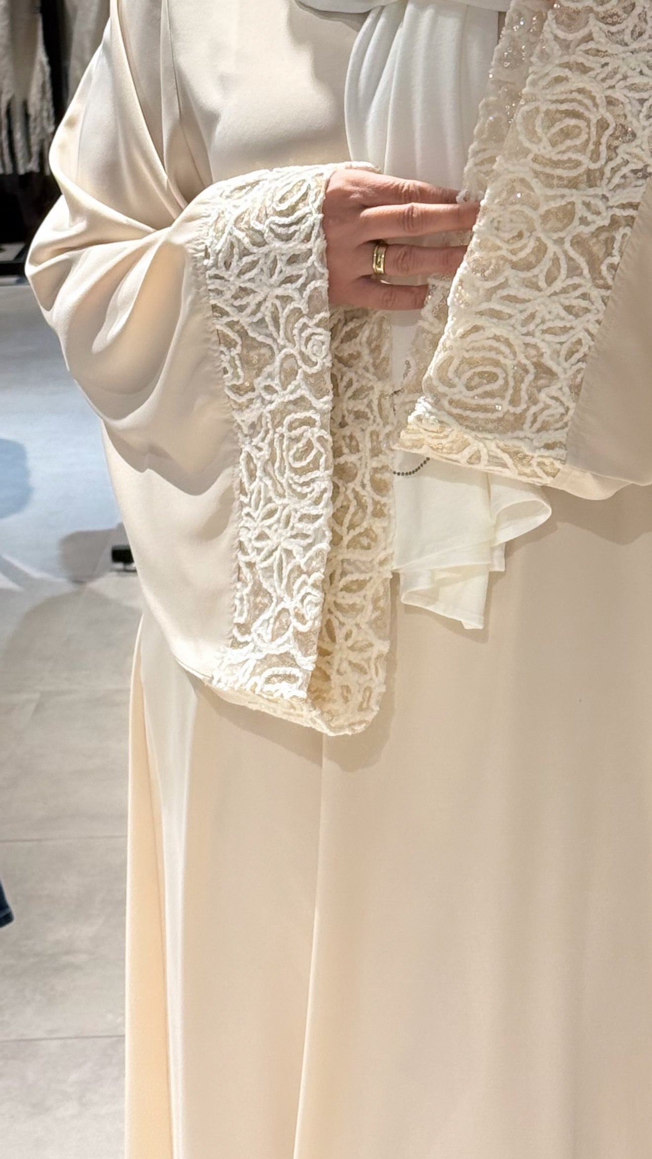 Abaya oversized mouw