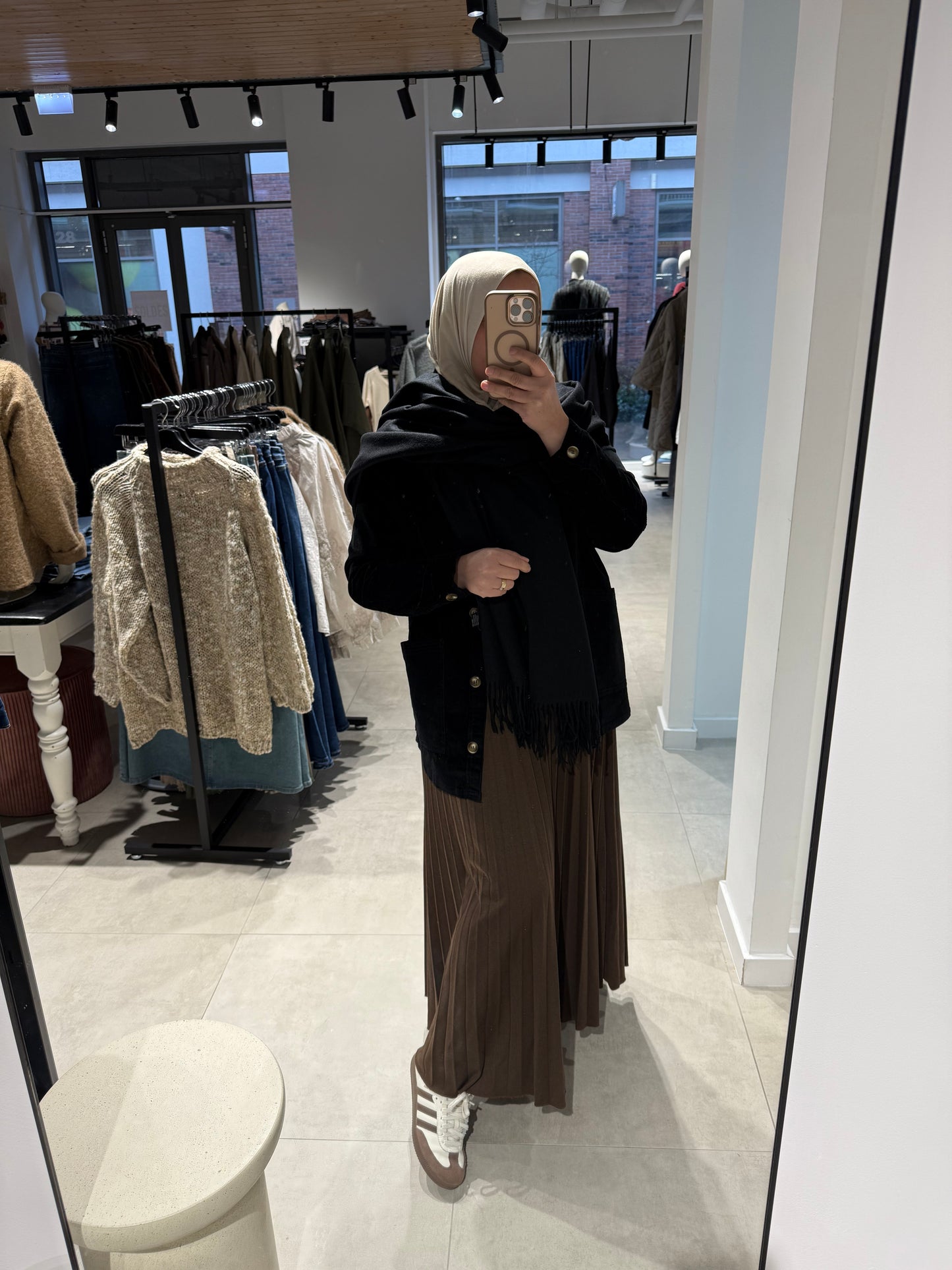 Corduroy jacket Black