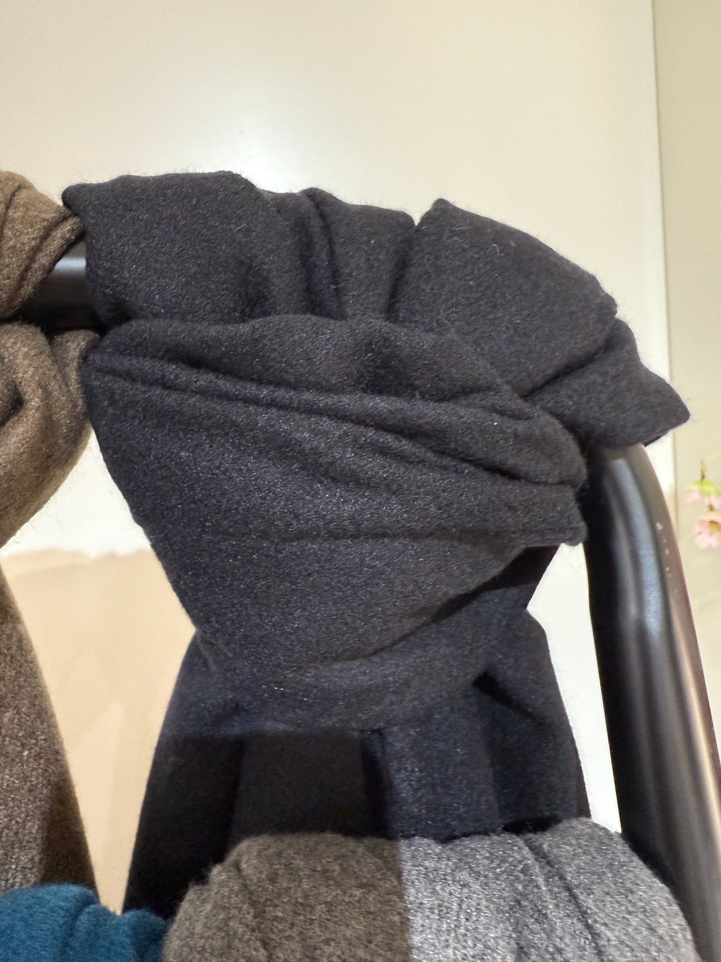 Cashmere scarf met franjes