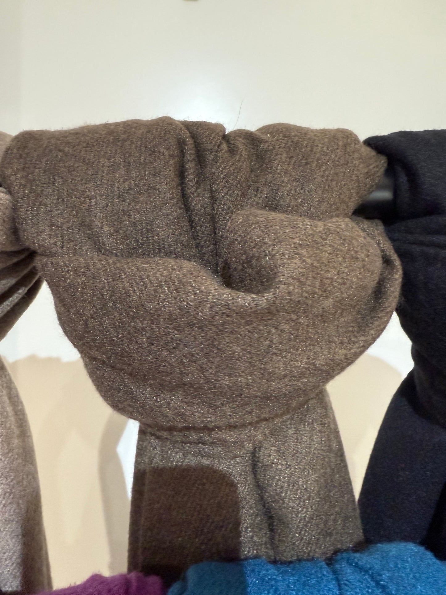 Cashmere scarf met franjes