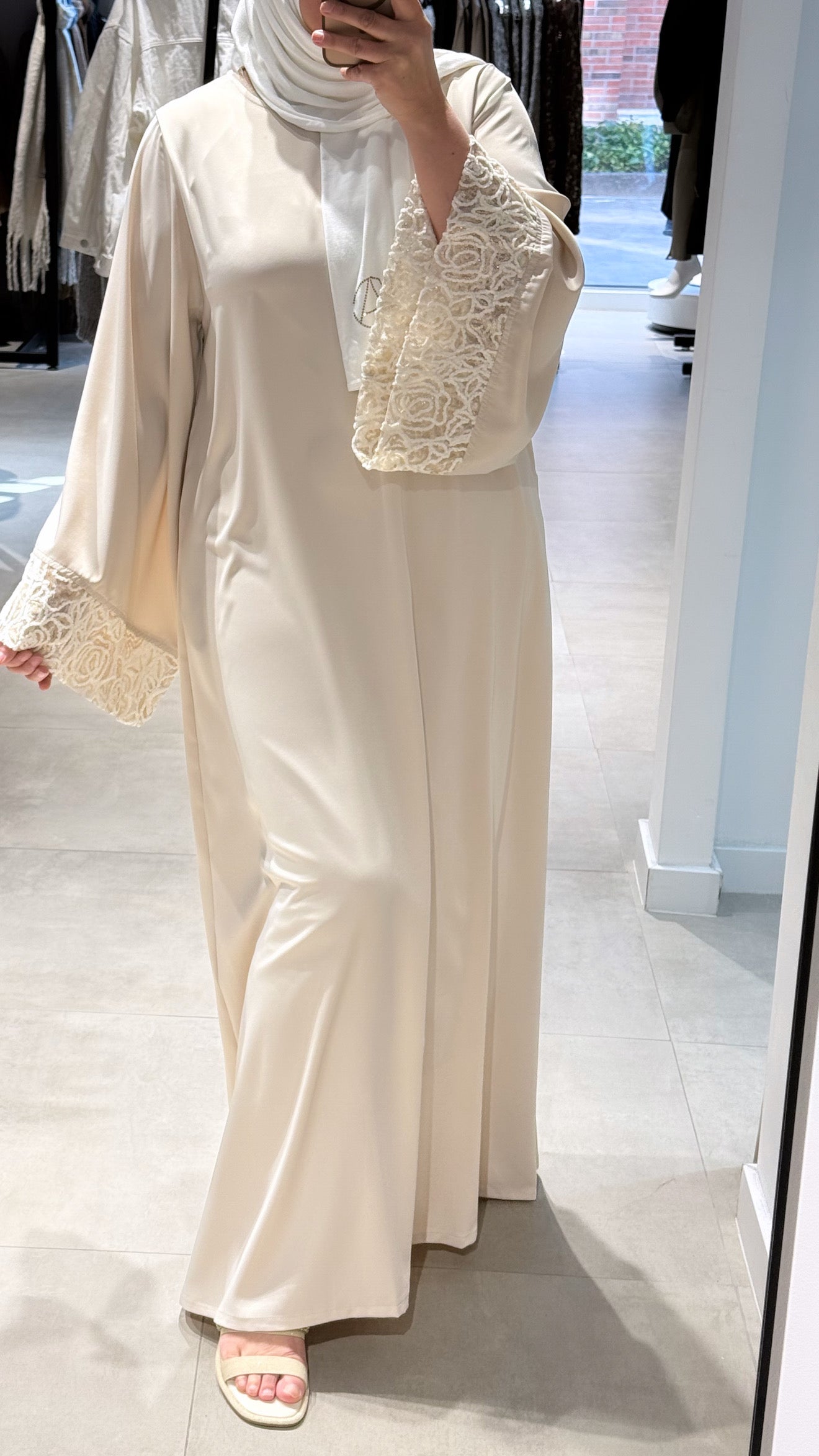 Abaya oversized mouw