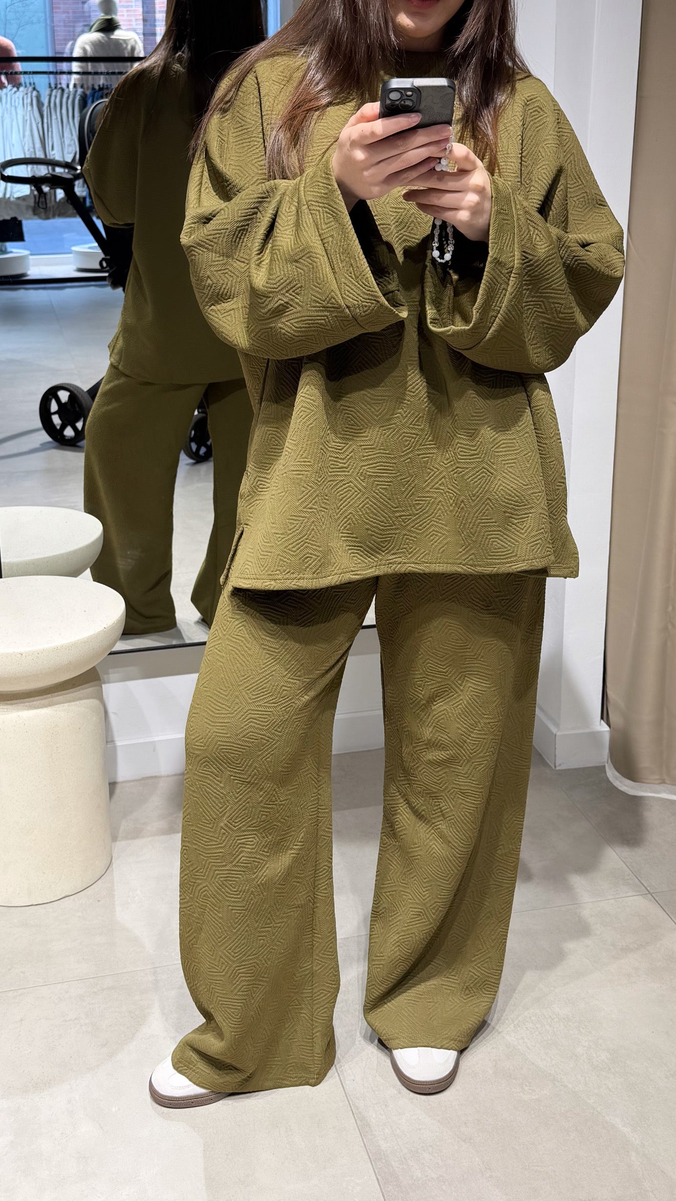 Twinset patroon army green