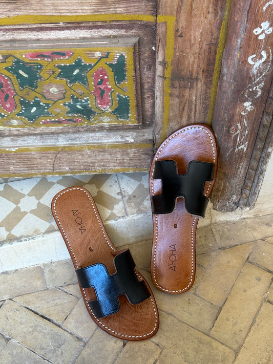 Handmade leather sandals