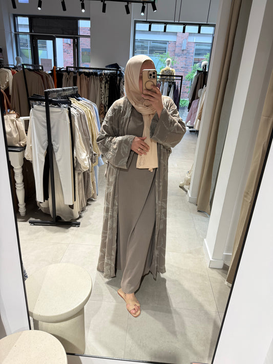 Kimono set taupe