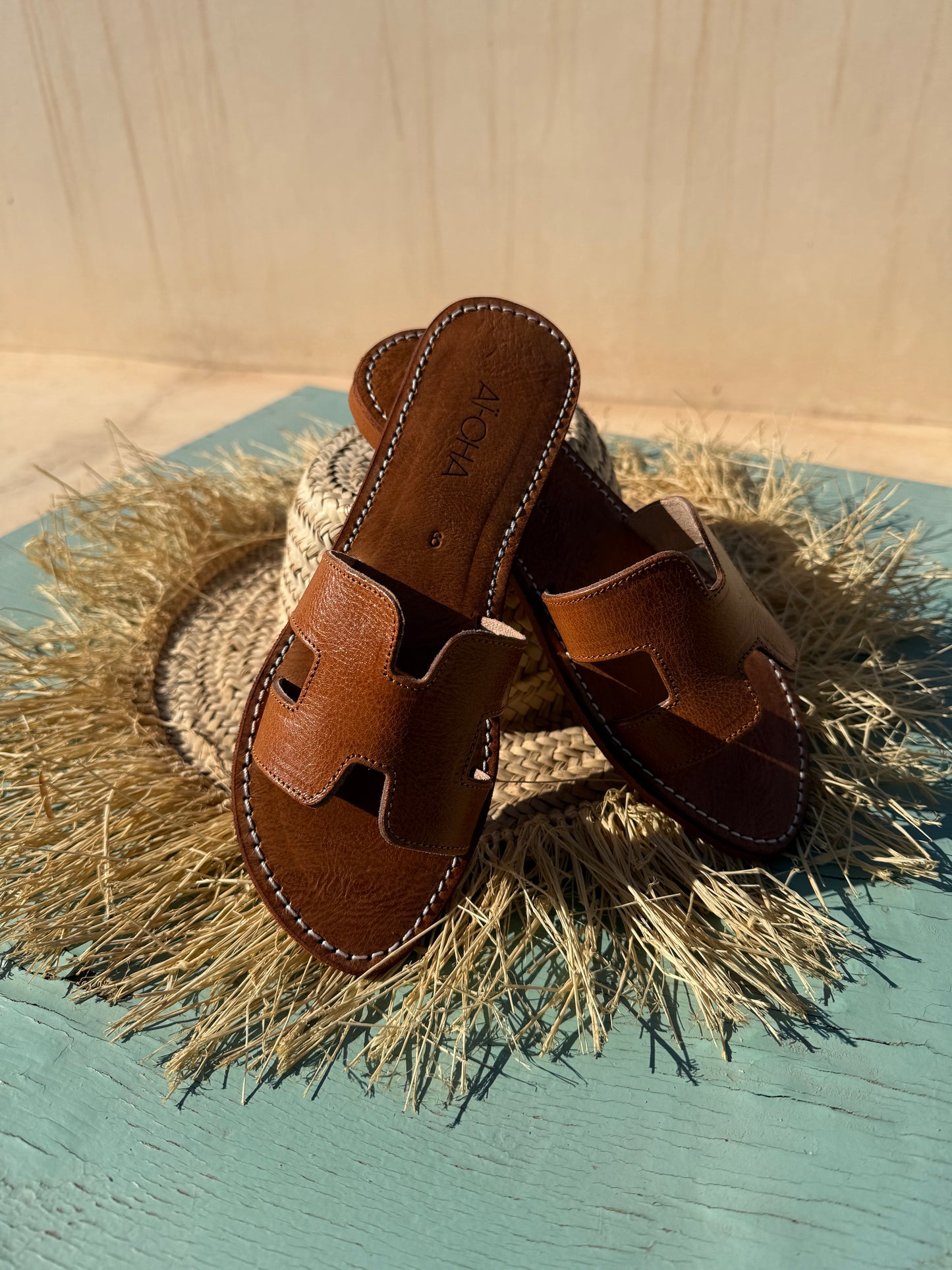 Handmade leather sandals