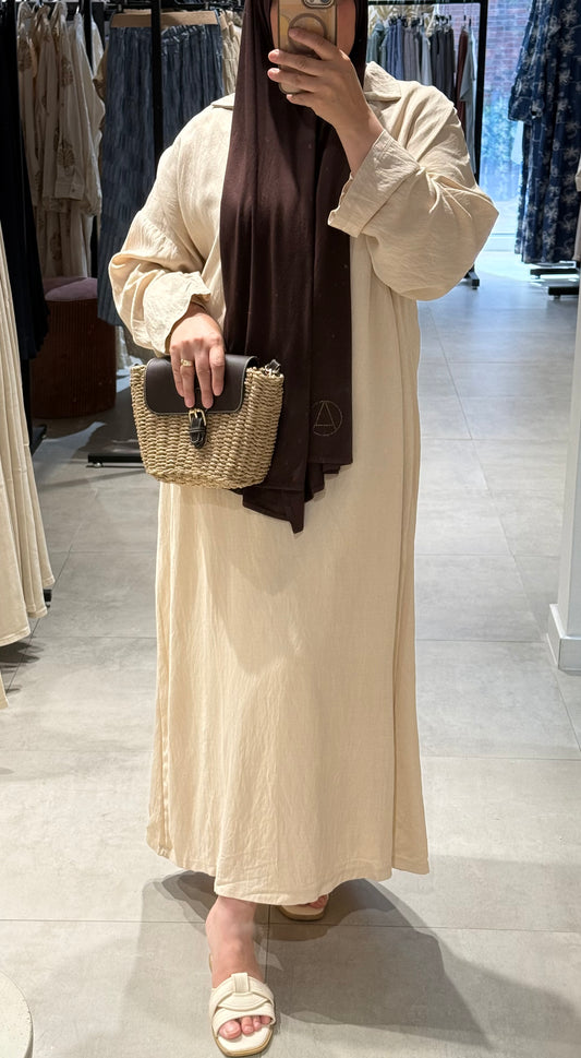 Luchtige maxi abaya dress