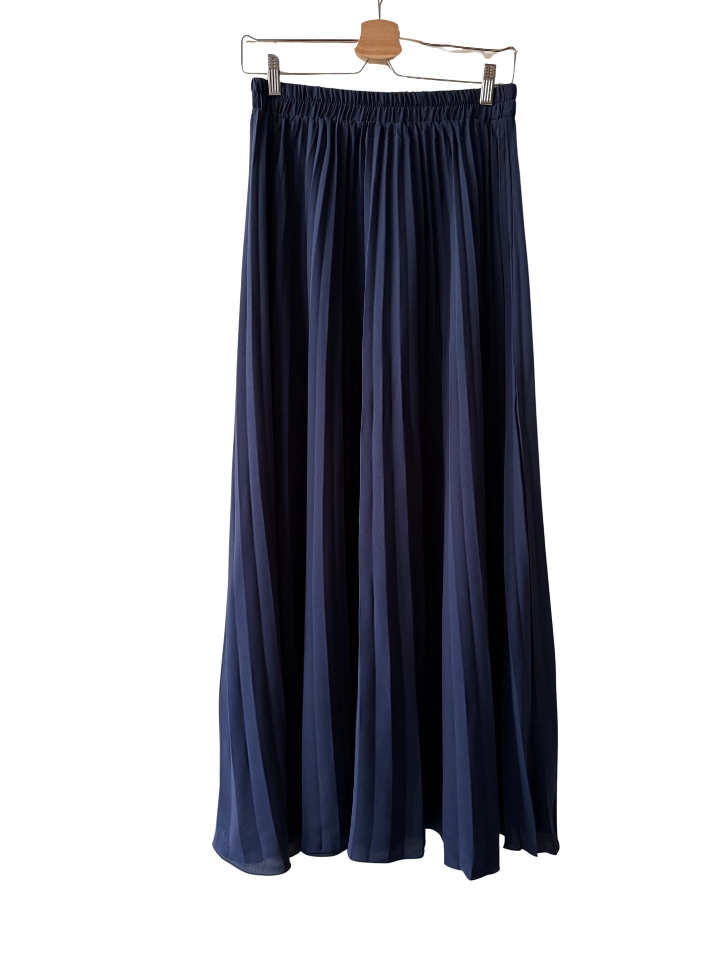 Maxi plissé skirt blue