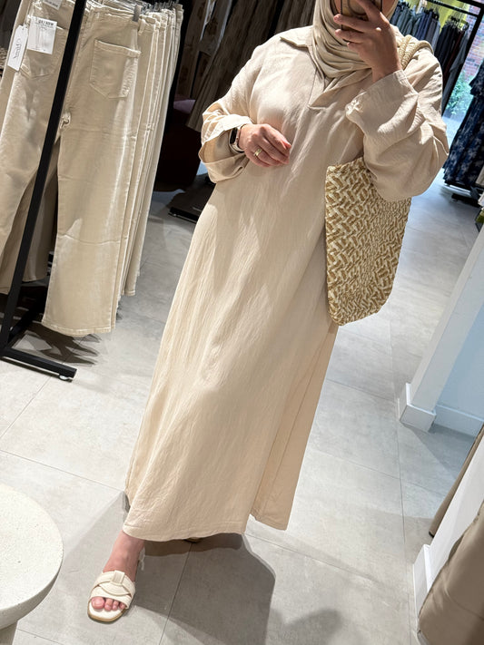 Luchtige maxi abaya dress