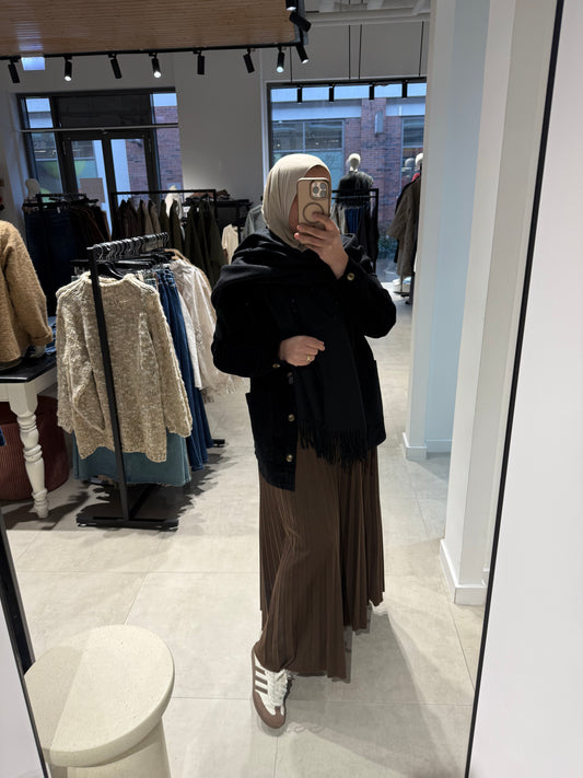 Corduroy jacket Black