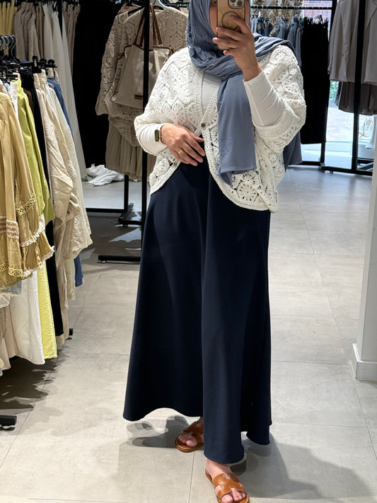 Maxi skirt marine