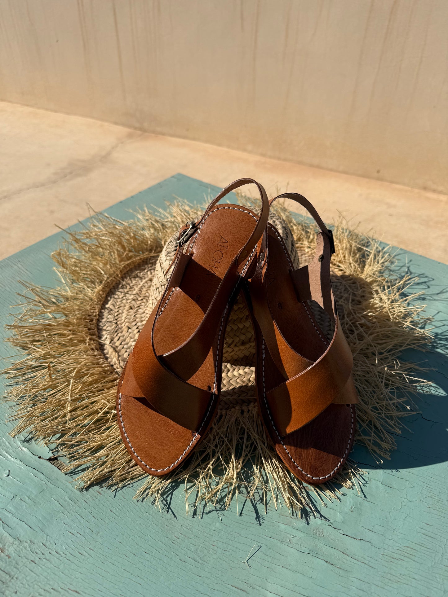 Handmade leather sandal