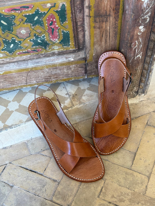 Handmade leather sandal