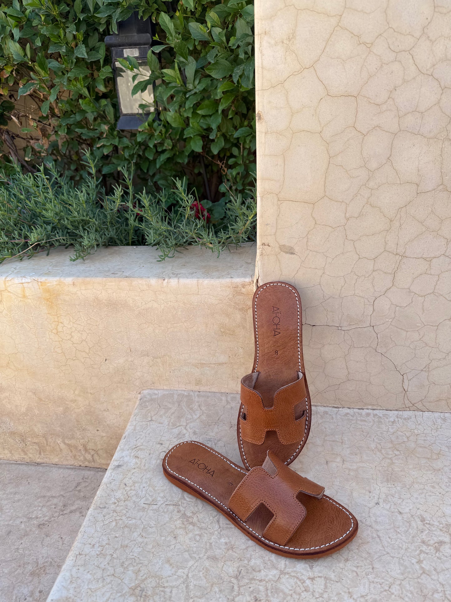Handmade leather sandals
