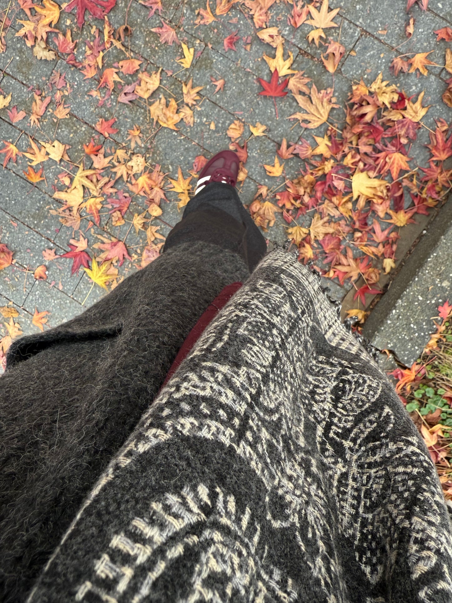 Klassieke Paisley-ruit scarf Black