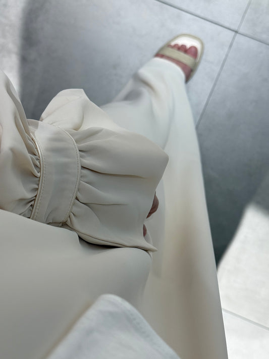 Abaya pofmouw creme